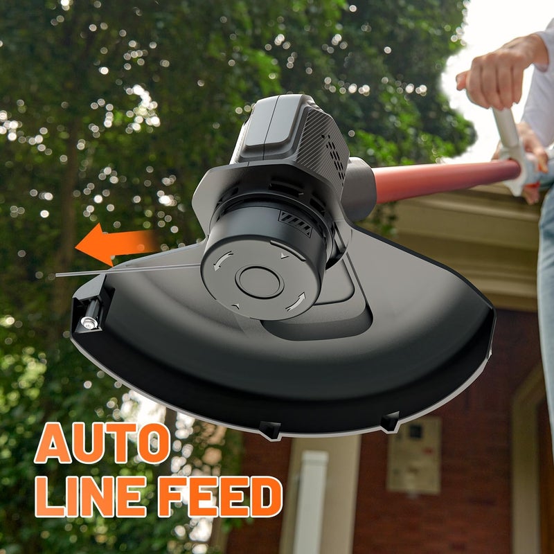 LiTHELi Cordless Weed Wacker 10 Inch, U20 Handy+ 20V String Trimmer & Weed Eater with 2.0Ah Battery, Grass Trimmer Tools for Garden, Yard and Farm - Image 4